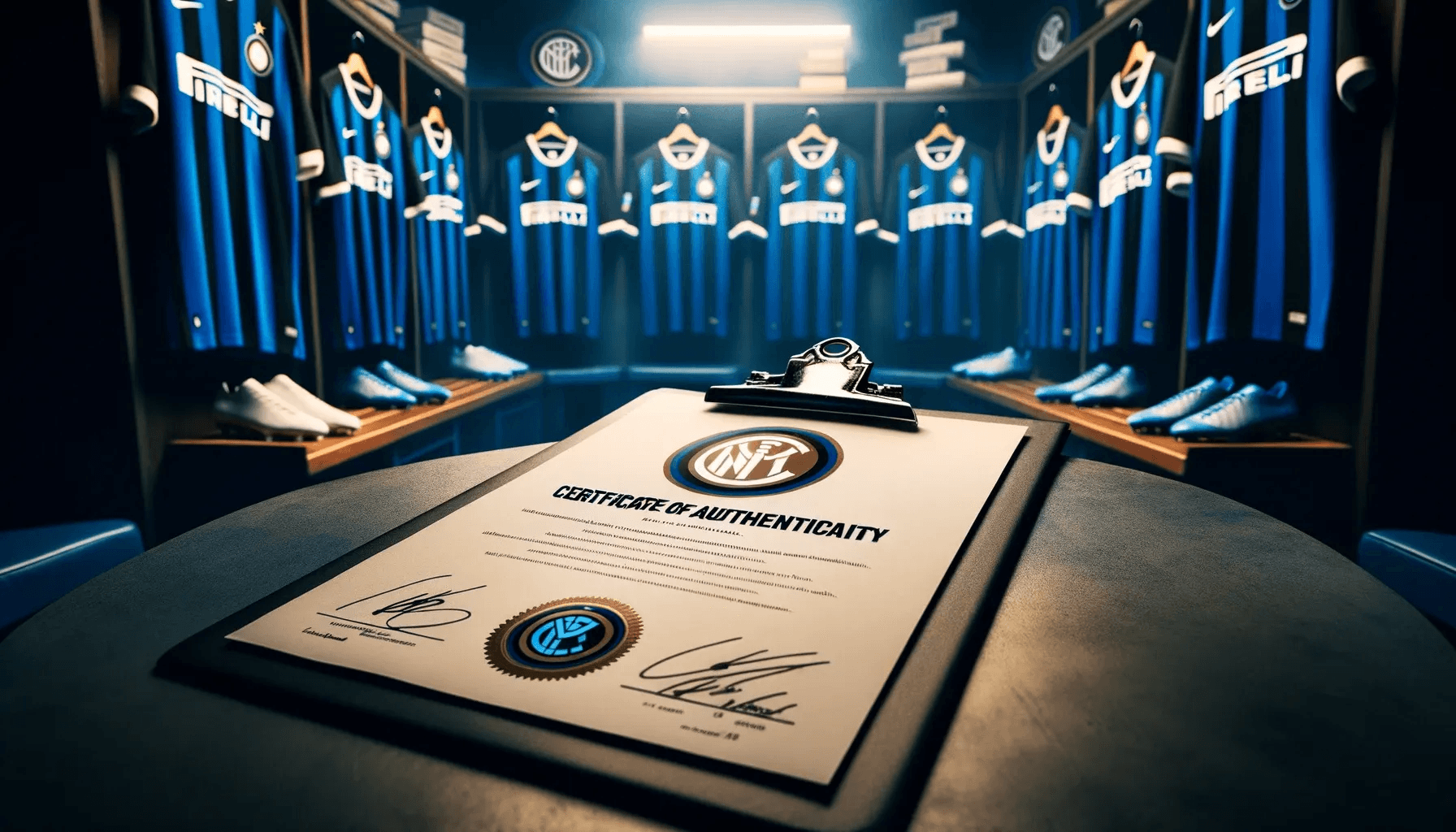 Inter Autographs COA: True Fan's Collection