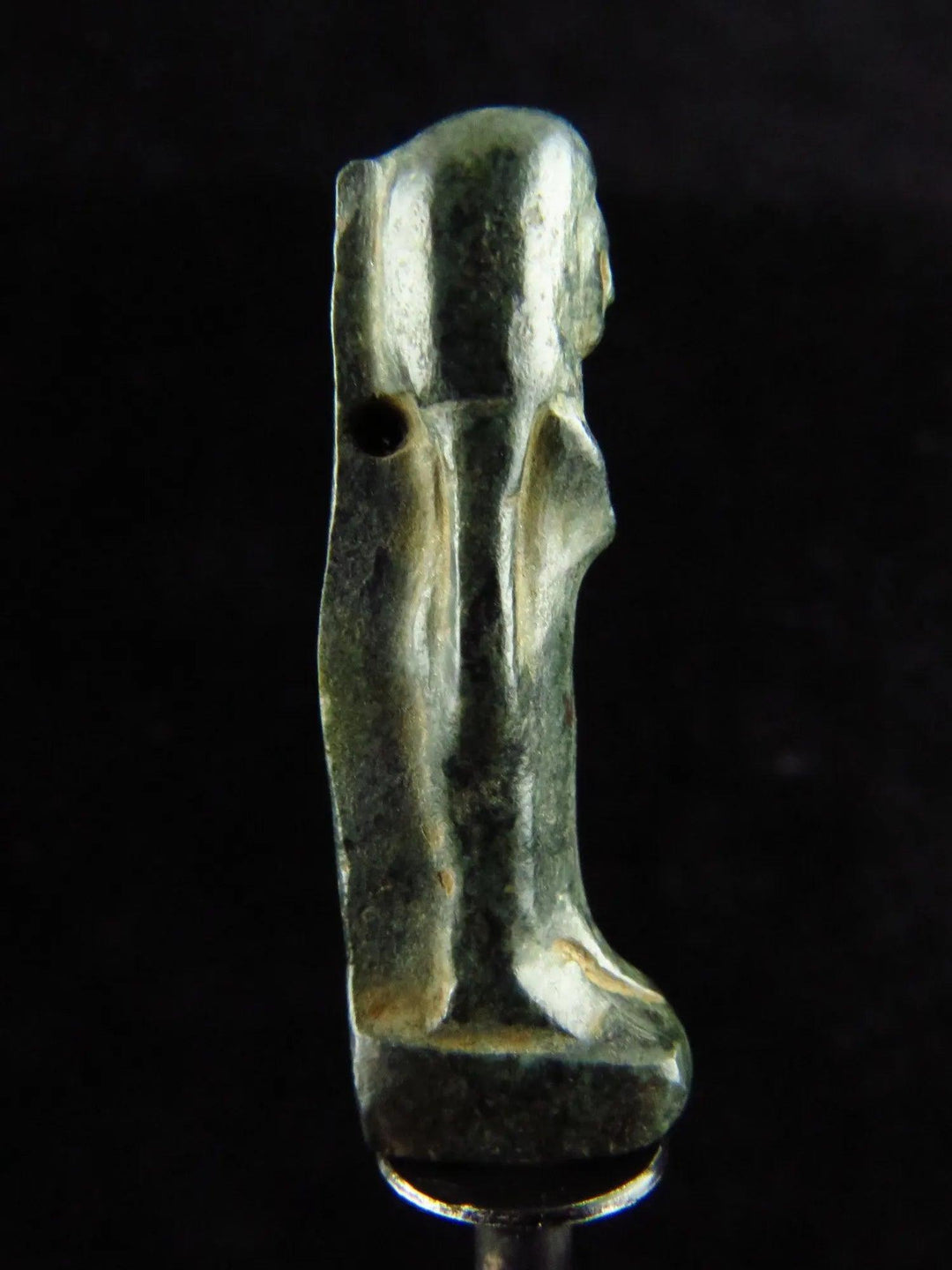 Ancient Egyptian Green Stone Amulet - 16th to 11th century BCE | Mother Goddess Hathor