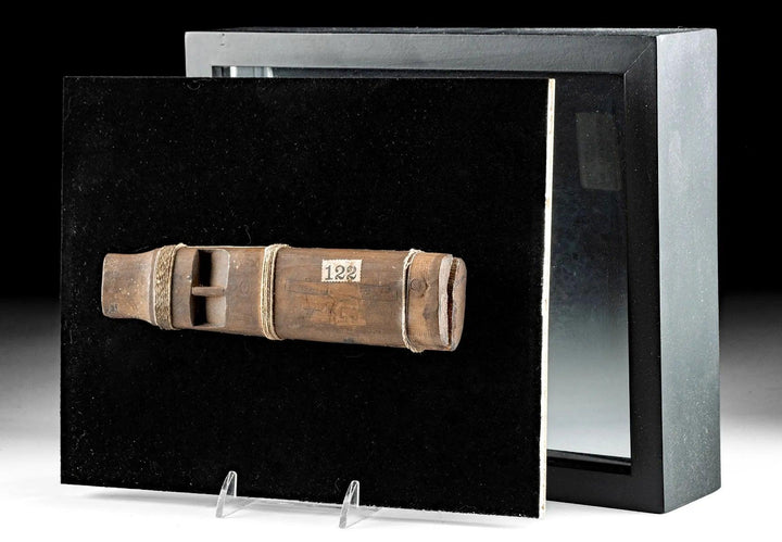 Native American Kwakiutl Cedar Whistle - 1840 to 1860 CE | Historical Cincinnati Museum