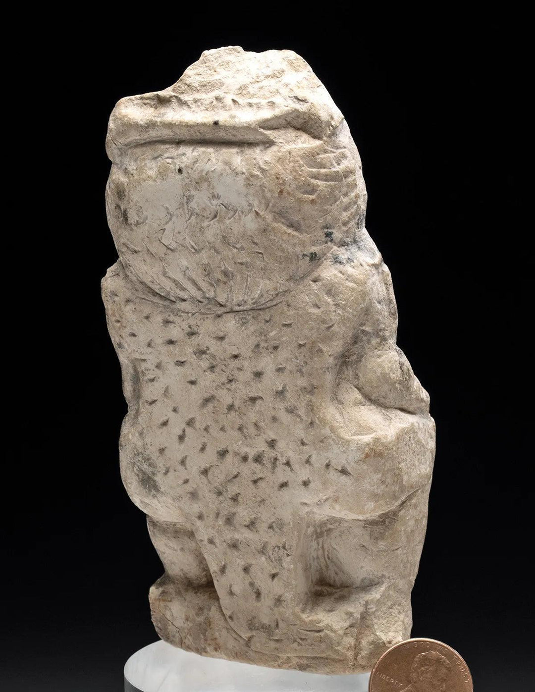 Romano-Egyptian Limestone Statue of God Bes - 1st to 2nd Century CE | Christie's Auction