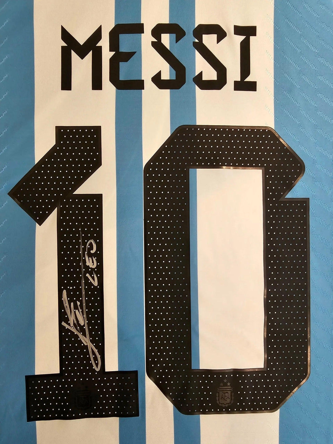 Lionel Messi 10 Argentina 2022 World Cup - Signed Soccer Shirt | GOAT Edition