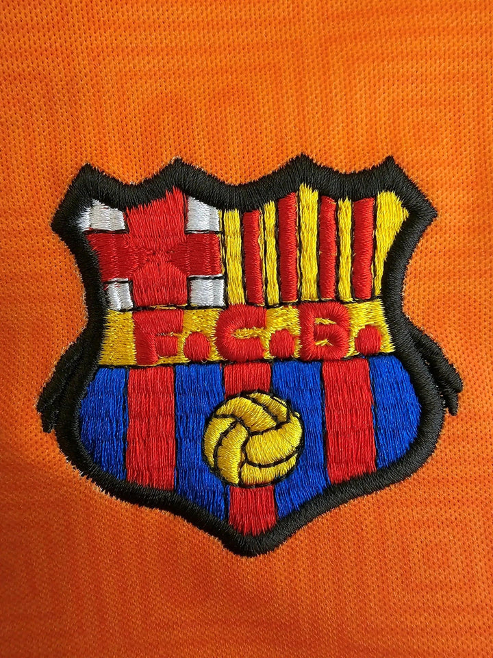 Ronald Koeman 4 Barcelona 1991-1992 Away - Signed Soccer Shirt | UEFA Europa Cup I