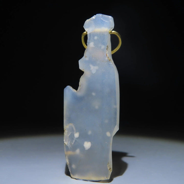 Ancient Egyptian Blue Chalcedony Amulet of Nephthys - 7th to 4th Century BCE | Antonovich Collection