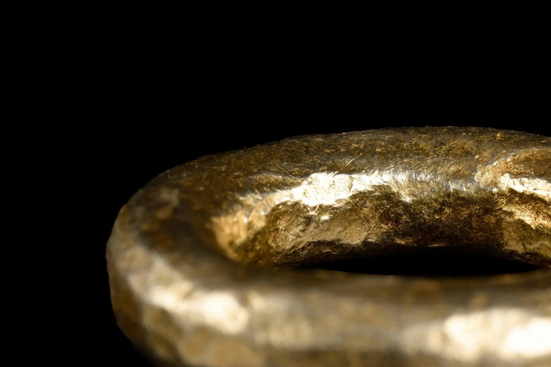 Viking Heavy Hack Gold Ring - 10th to 12th Century CE | Majestic Treasure with Hefty Allure