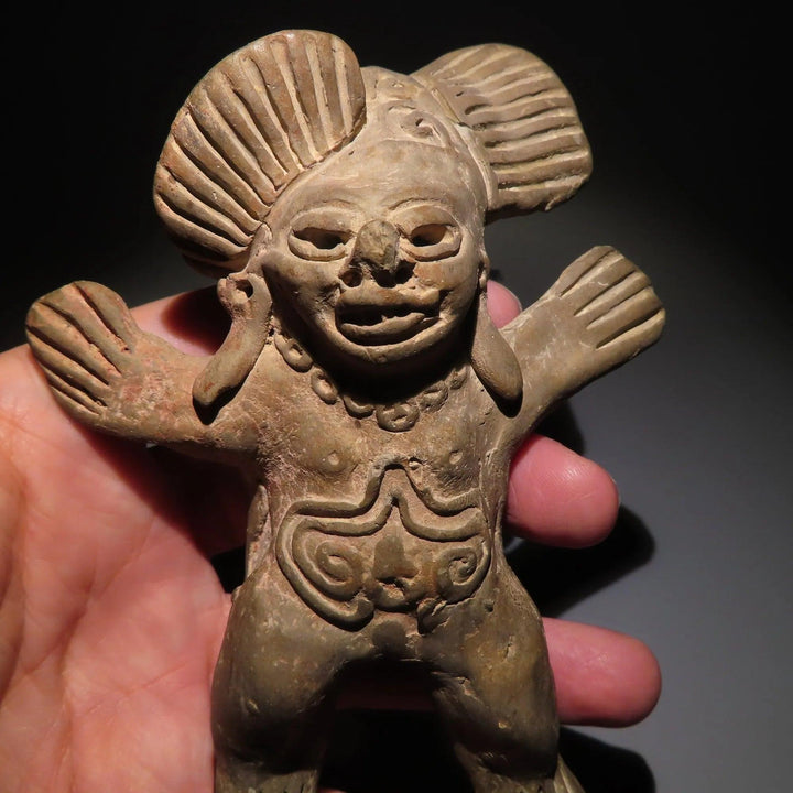 Teotihuacan Terracotta Whistle Figure - 4th to 8th Century CE | Very Rare and Published