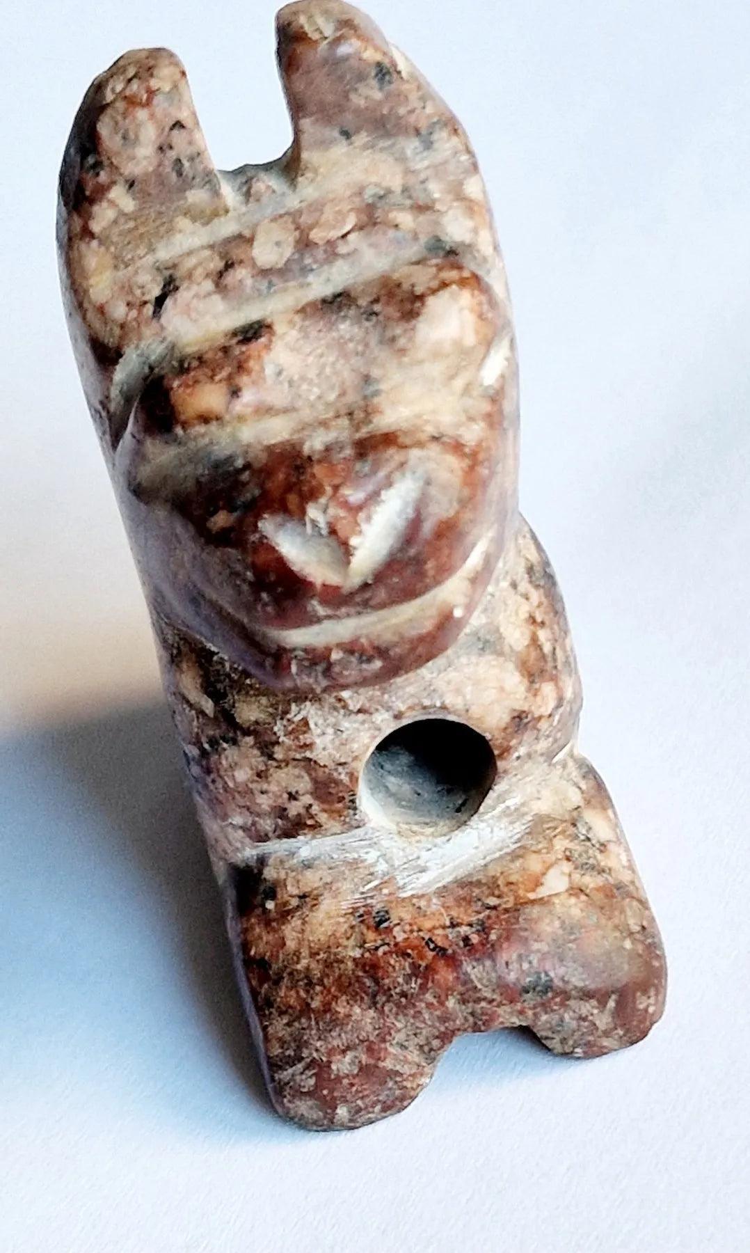 Sino-Mongolian Marble Dog Bead Talisman - 1st Millenium CE | Zelnik Collection