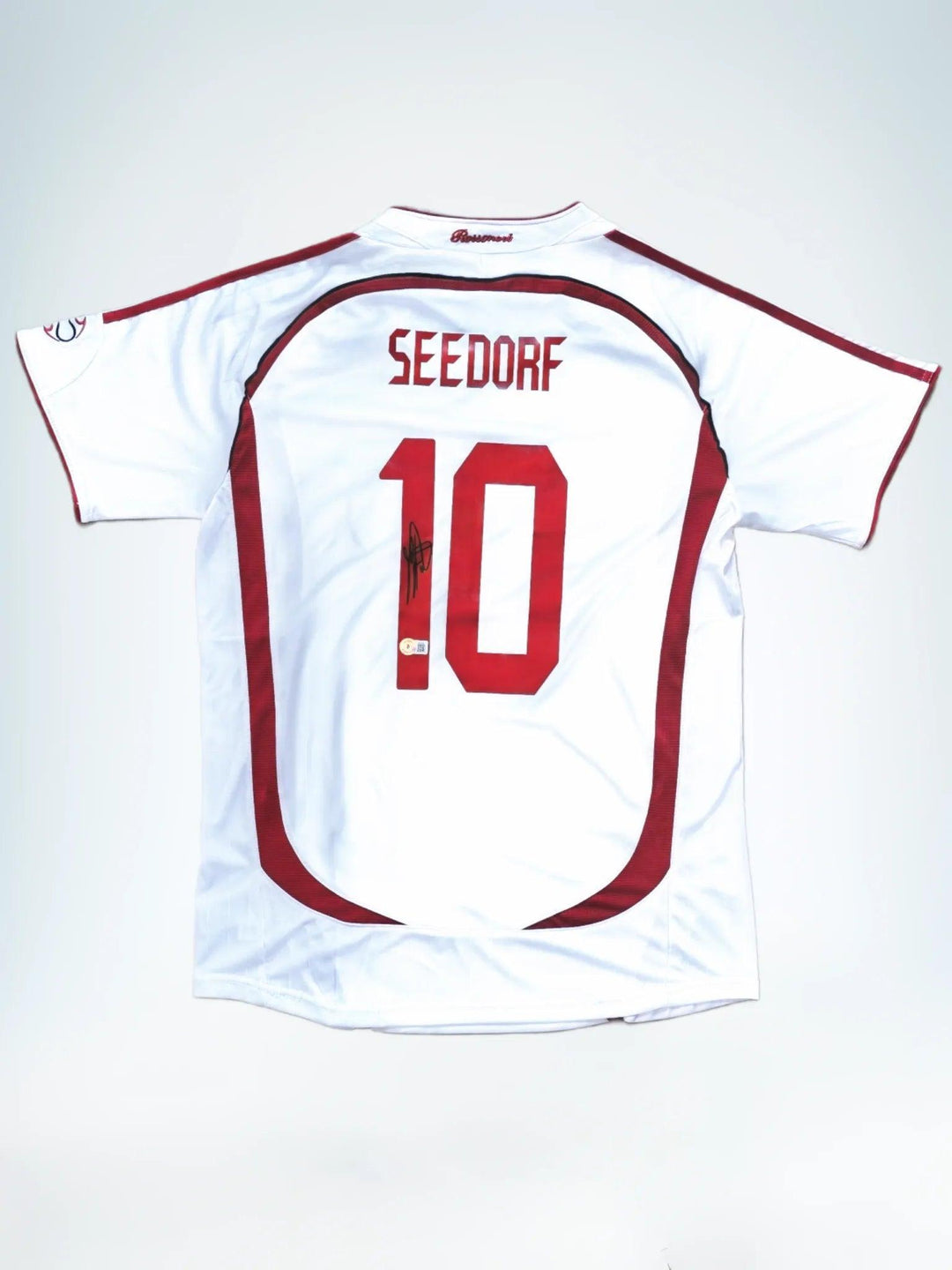 Clarence Seedorf 10 AC Milan 2006-2007 Thuis - Gesigneerd voetbalshirt | Triomf voor de Champions League