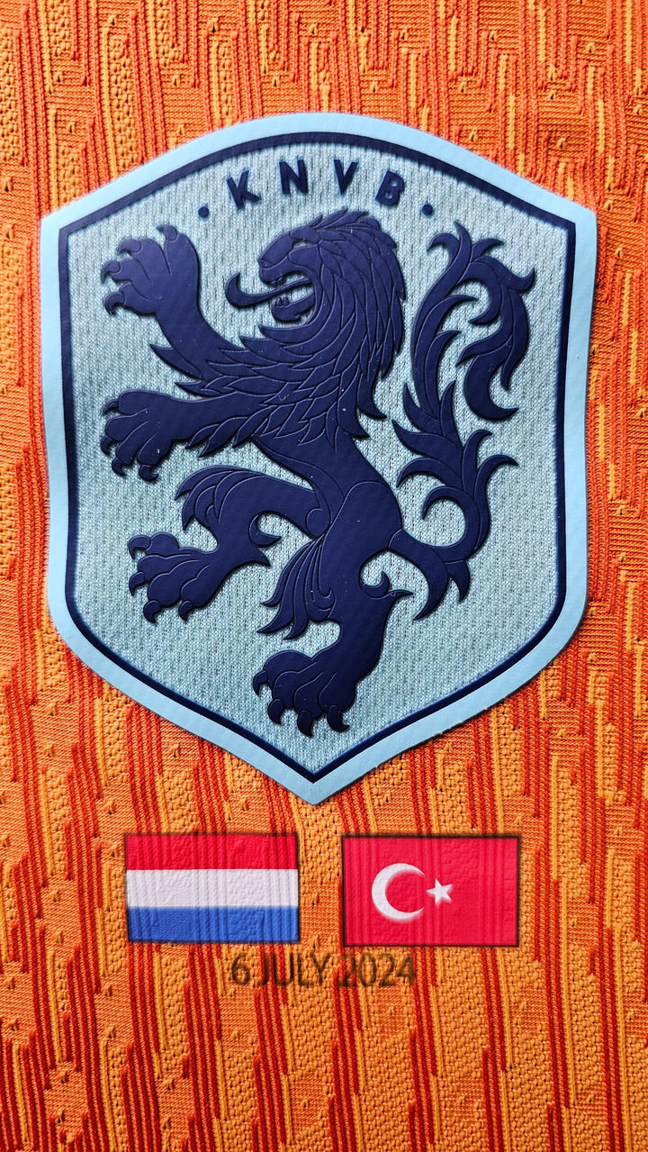 Cody Gakpo 11 Holland Euro 2024 - Match Worn Shirt Gesigneerd | Topscorer