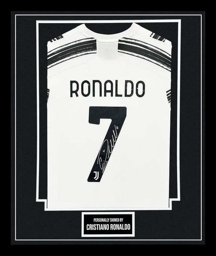 Cristiano Ronaldo 7 Juventus 2020-2021 Home - CR7 Signed Soccer Shirt