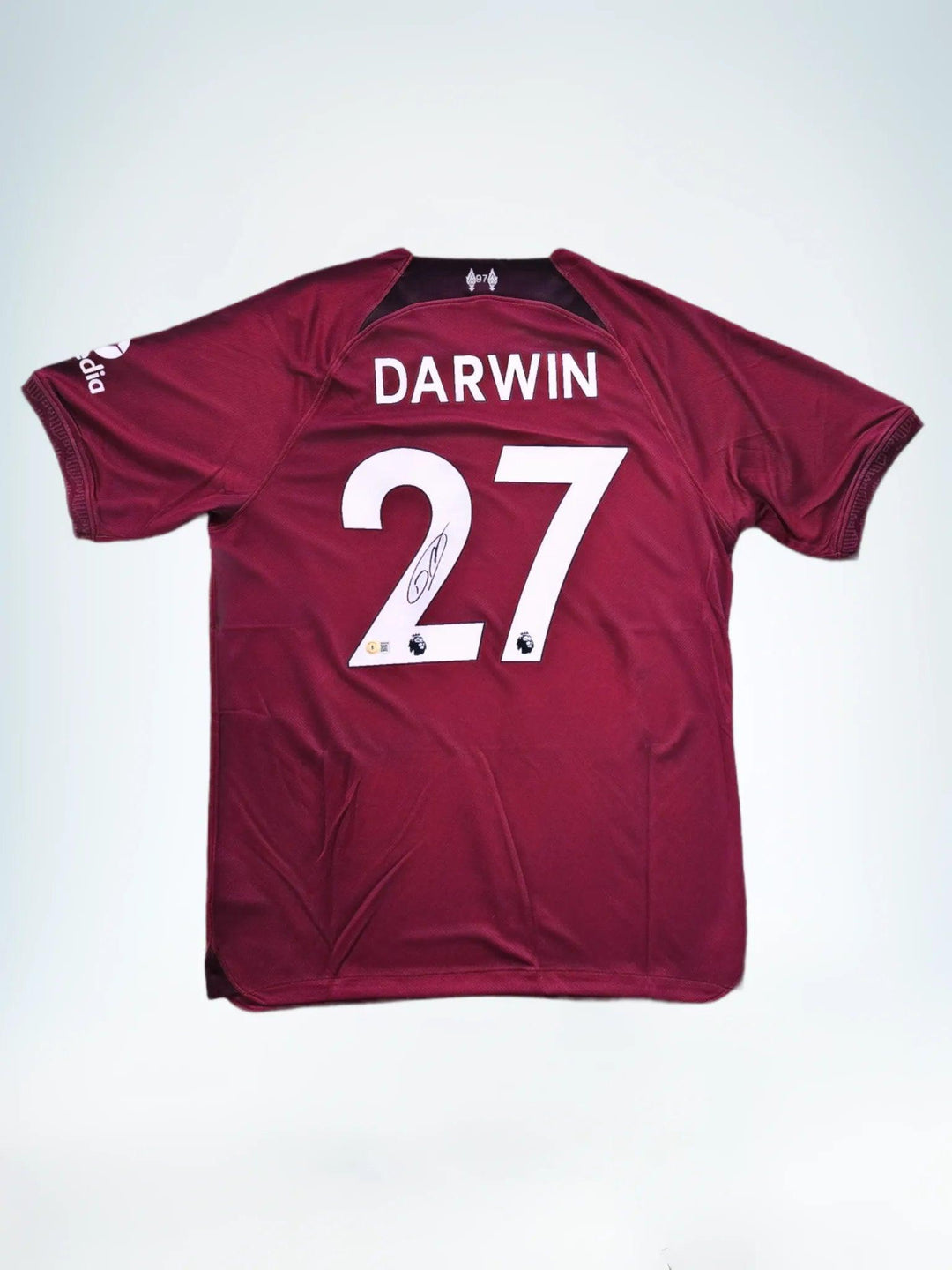 Darwin Núñez 27 Liverpool 2022-2023 thuis - gesigneerd voetbalshirt | Striker's editie