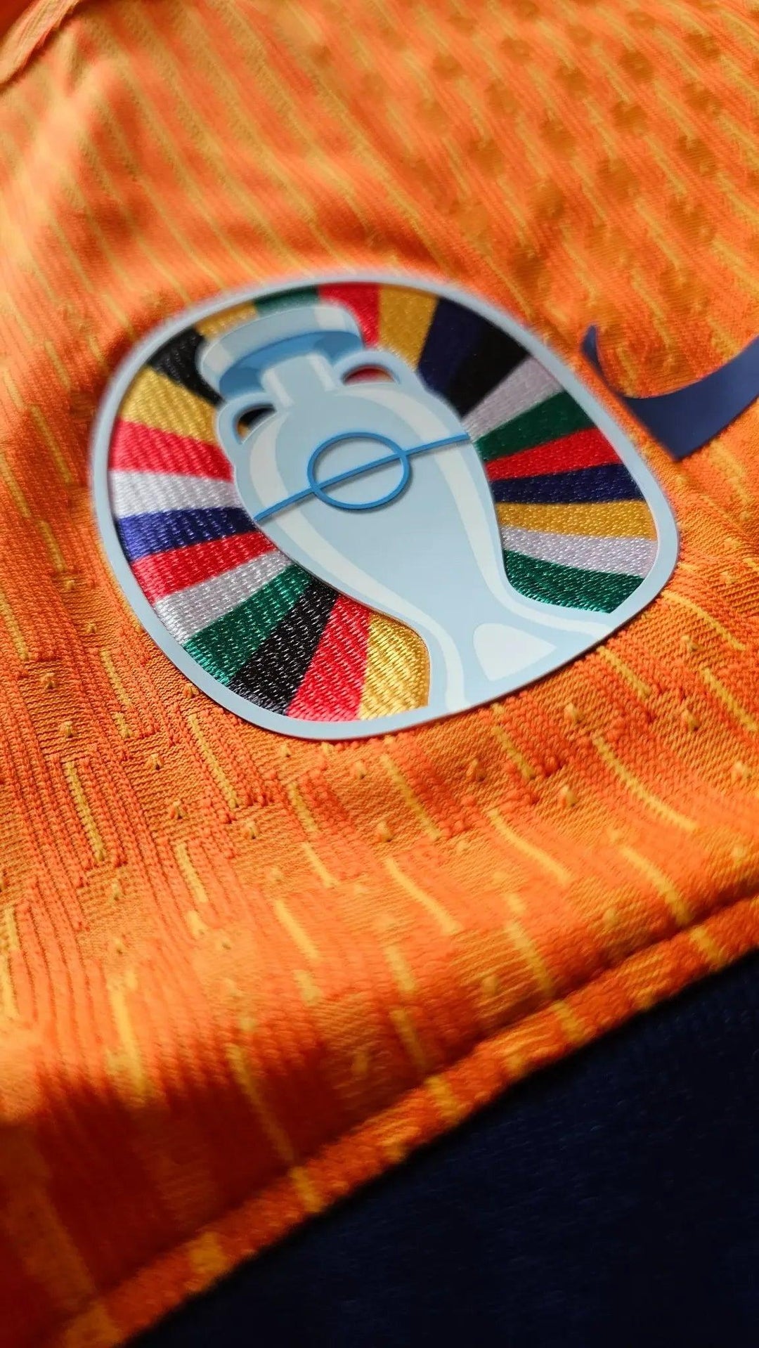 Denzel Dumfries gesigneerd Matchworn Holland Shirt | Euro Cup 2024 Halve finale