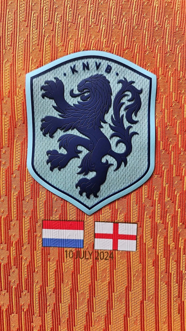 Denzel Dumfries gesigneerd Matchworn Holland Shirt | Euro Cup 2024 Halve finale