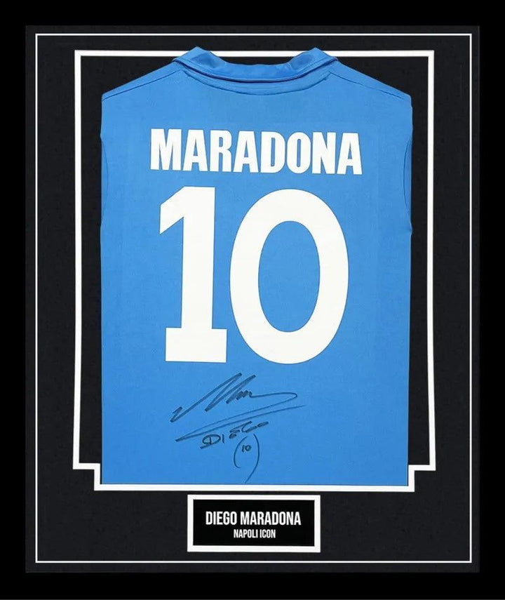 Diego Maradona 10 Napoli 1984 - 1991 Legend - Signed Soccer Shirt | Firma Stella