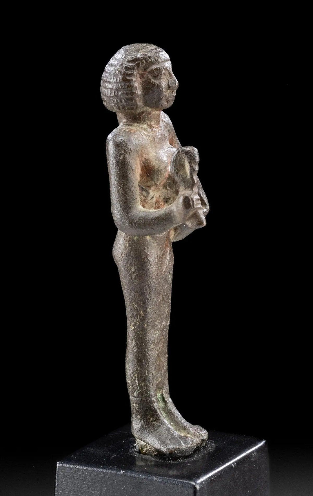 Ancient Egyptian Bronze Figure - Priestess of Bastet | 22nd Dynasty & Royal Athena Galleries