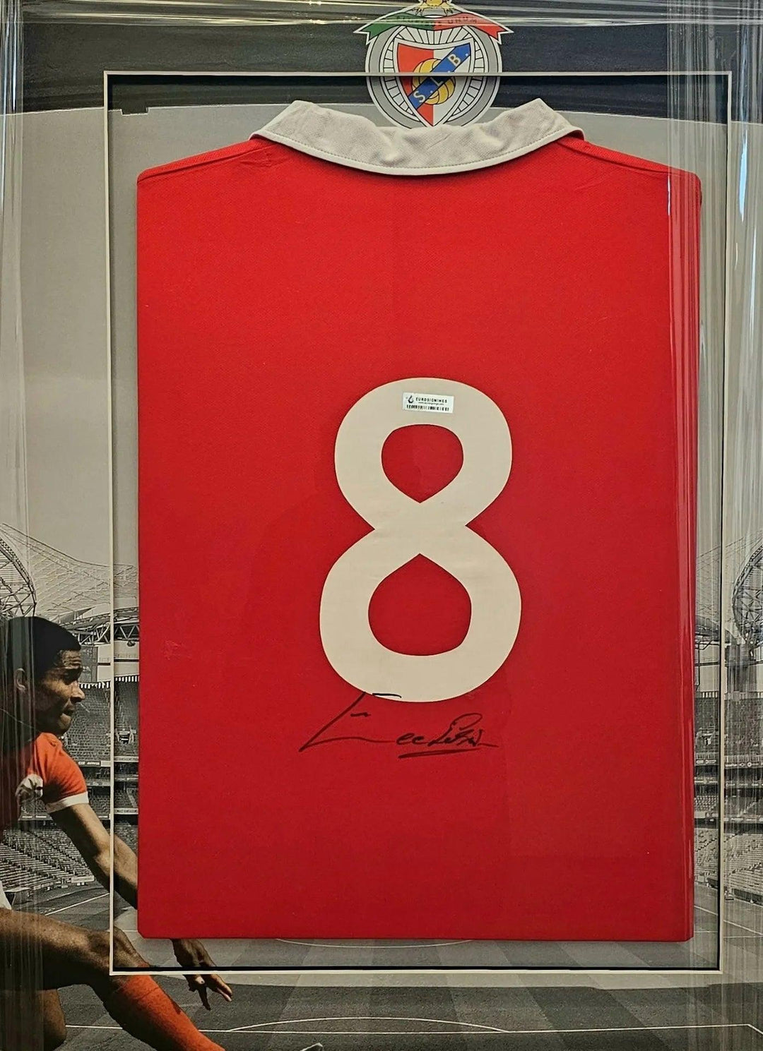 Eusebio 8 SL Benfica 1960-1961 Home - Signed Soccer Shirt | Debut Season