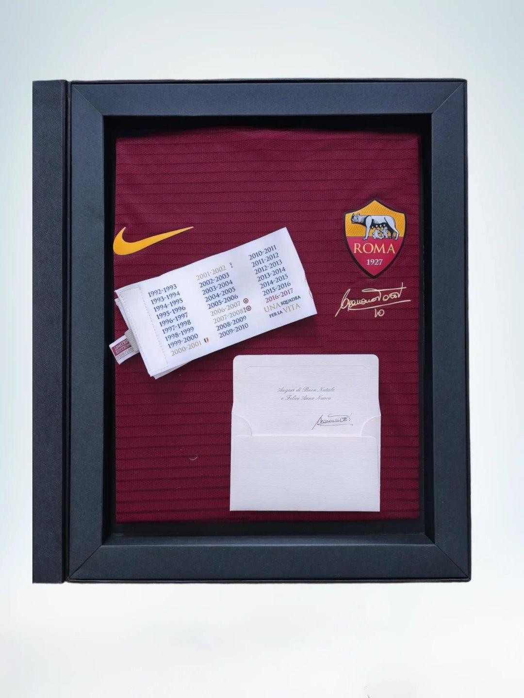 Francesco Totti 10 Roma - Player Issued Shirt | Exclusief Kerstcadeau van Il Capitano aan vrienden