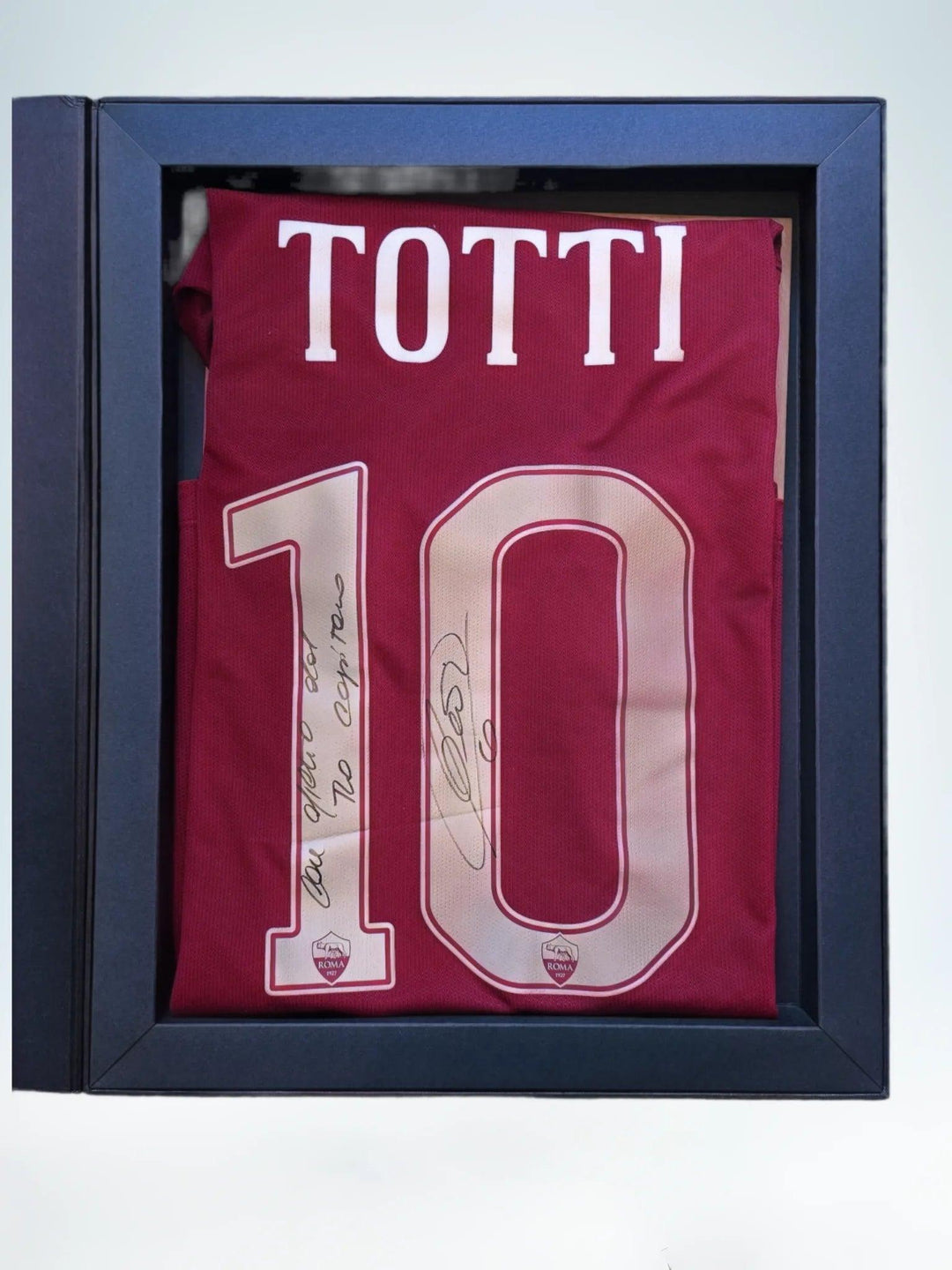 Francesco Totti 10 Roma - Player Issued Shirt | Extremely Rare Farewell Dinner Box