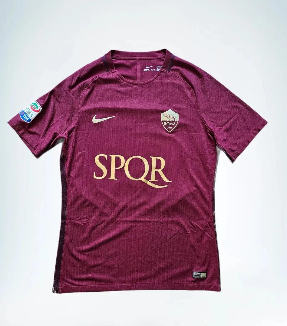 Francesco Totti 10 Roma - Gesigneerd wedstrijduitgegeven shirt | Slechts 1 van de 2 SPQR-wedstrijdshirts gemaakt