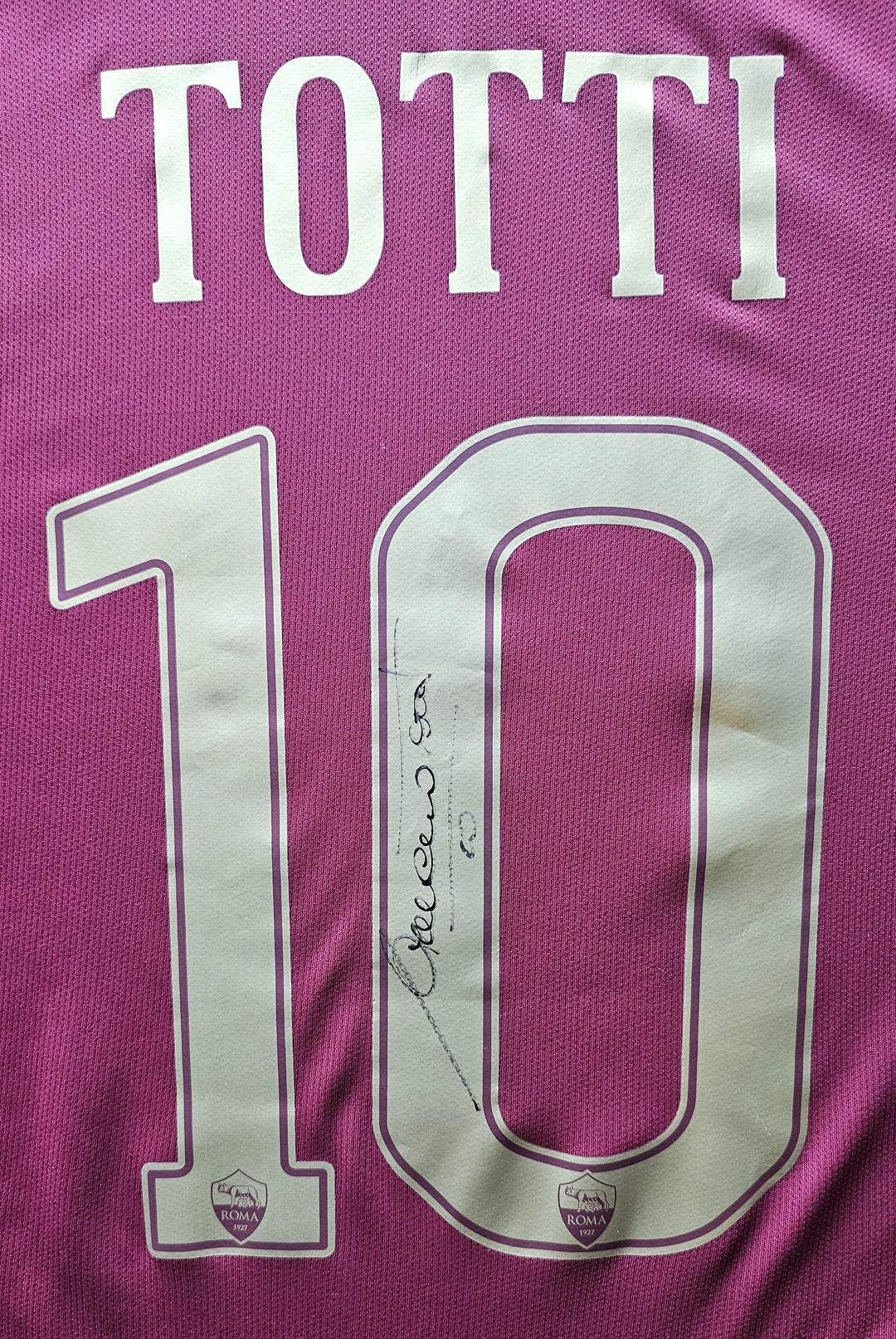 Francesco Totti 10 Roma - Signed Match Issued Shirt | Only 1 of 2 SPQR Match Shirts Made