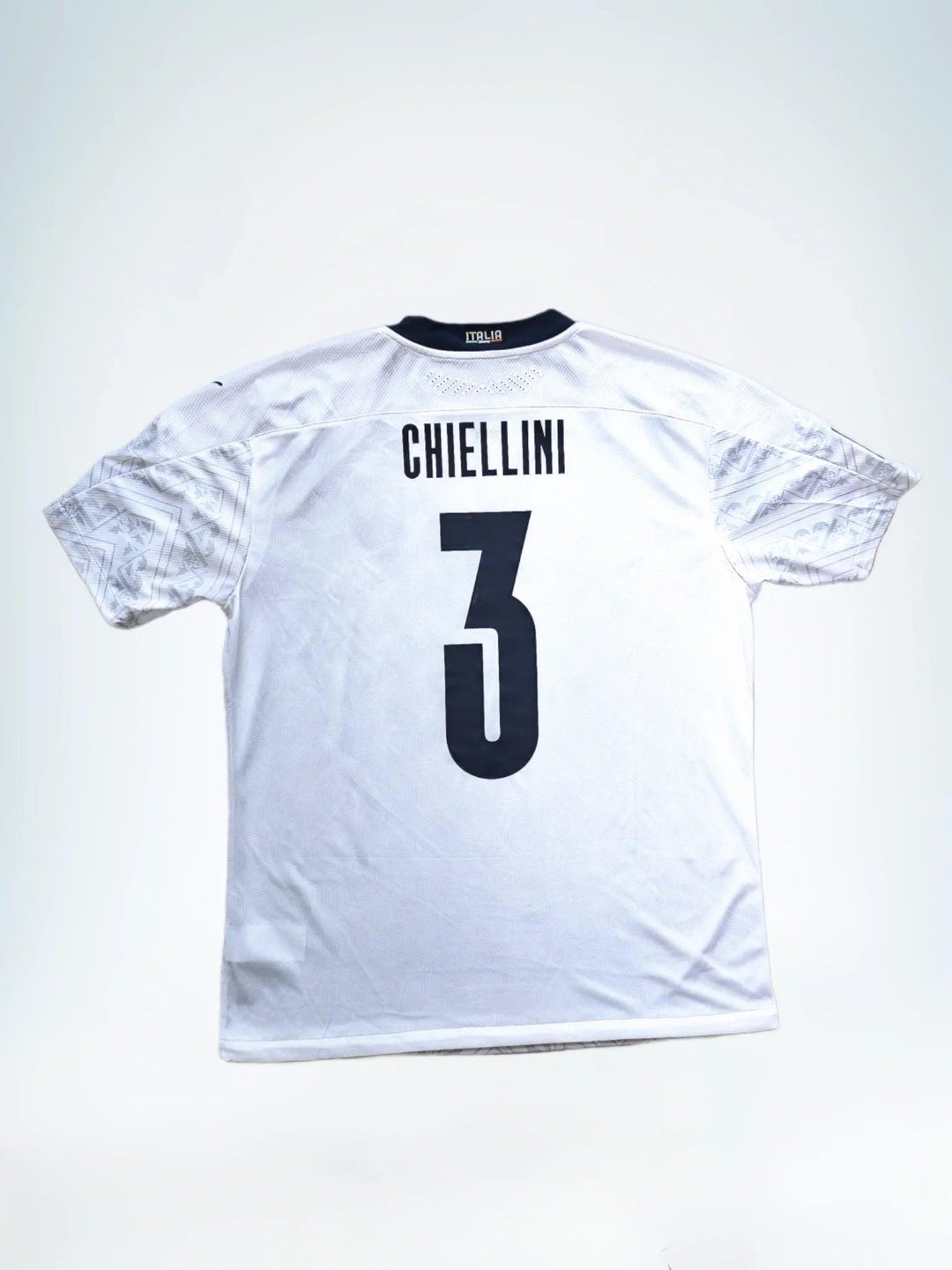 Giorgio Chiellini 3 Italië 2020 - Match uitgegeven shirt | Italië versus Nederland