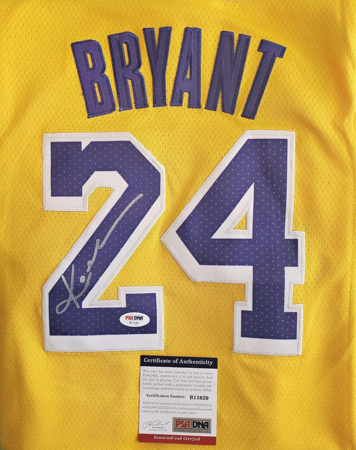 Kobe Bryant 24 LA Lakers 2006-2007 Home - Signed Basketball Jersey | Black Mamba