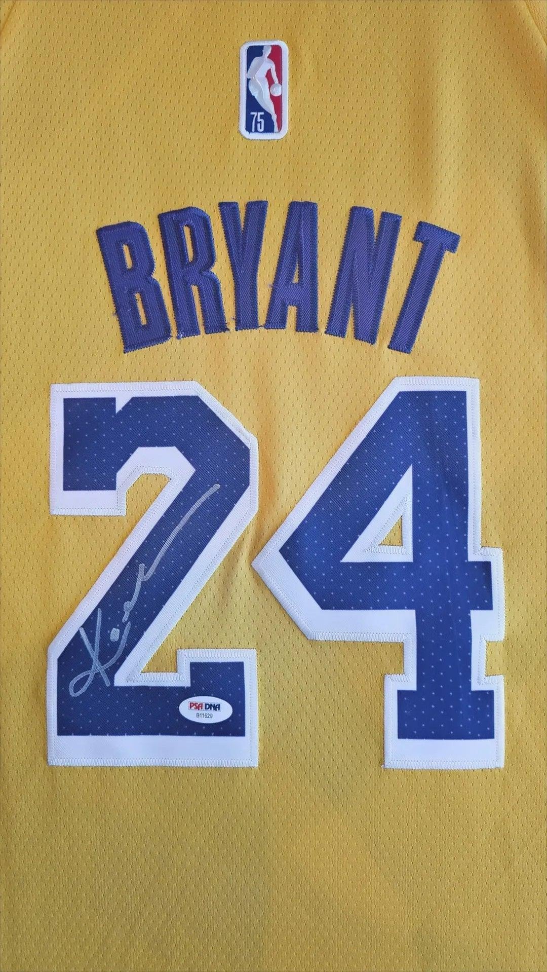 Kobe Bryant 24 LA Lakers 2006-2007 Home - Signed Basketball Jersey | Black Mamba