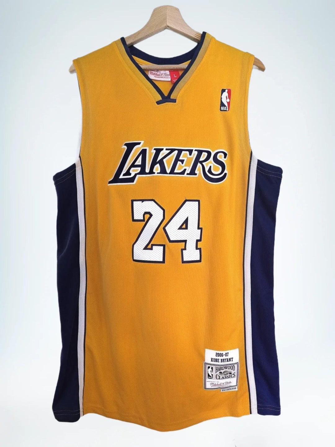 Kobe Bryant 24 LA Lakers 2006-2007 Home - Signed Basketball Jersey | NBA Box