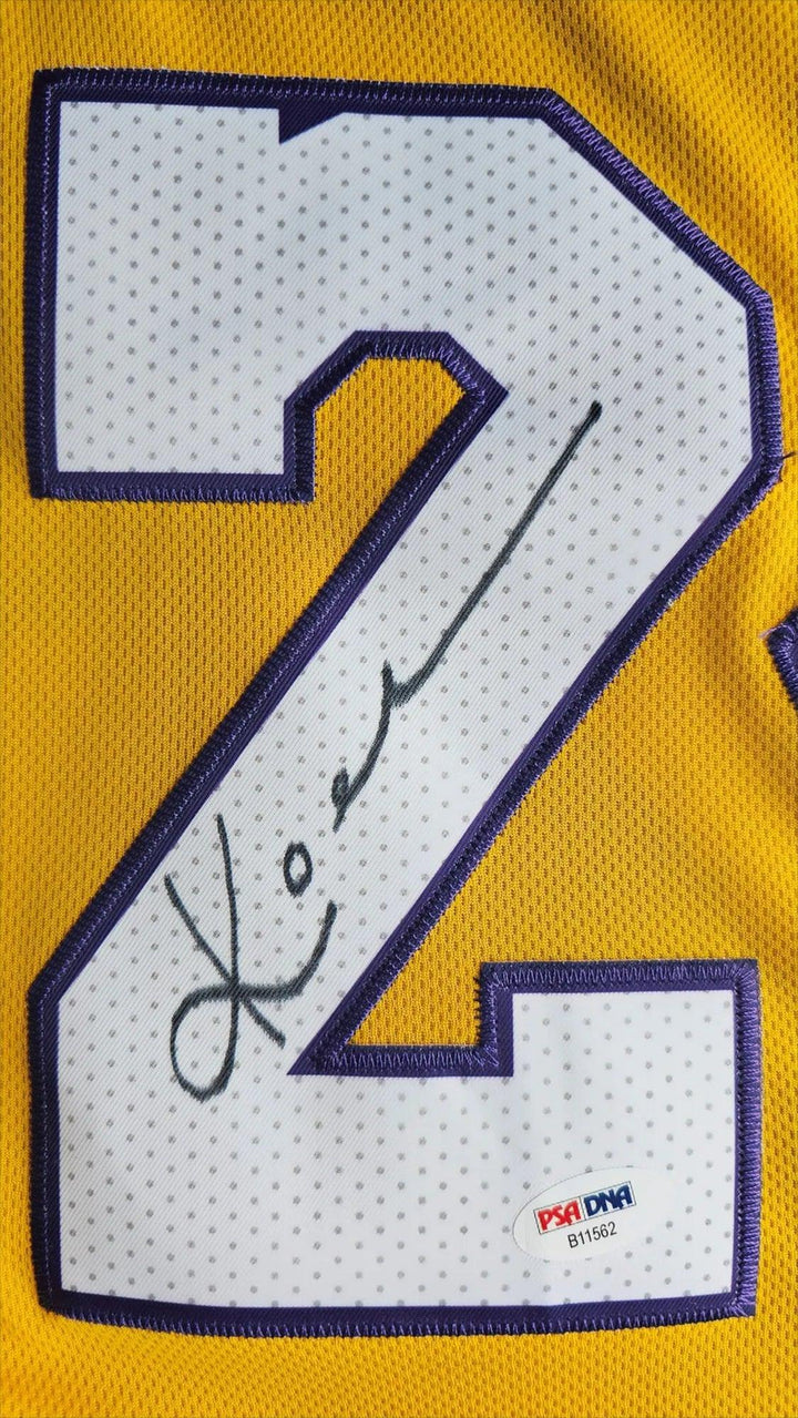 Kobe Bryant 24 LA Lakers 2006-2007 Home - Signed Basketball Jersey | NBA Box