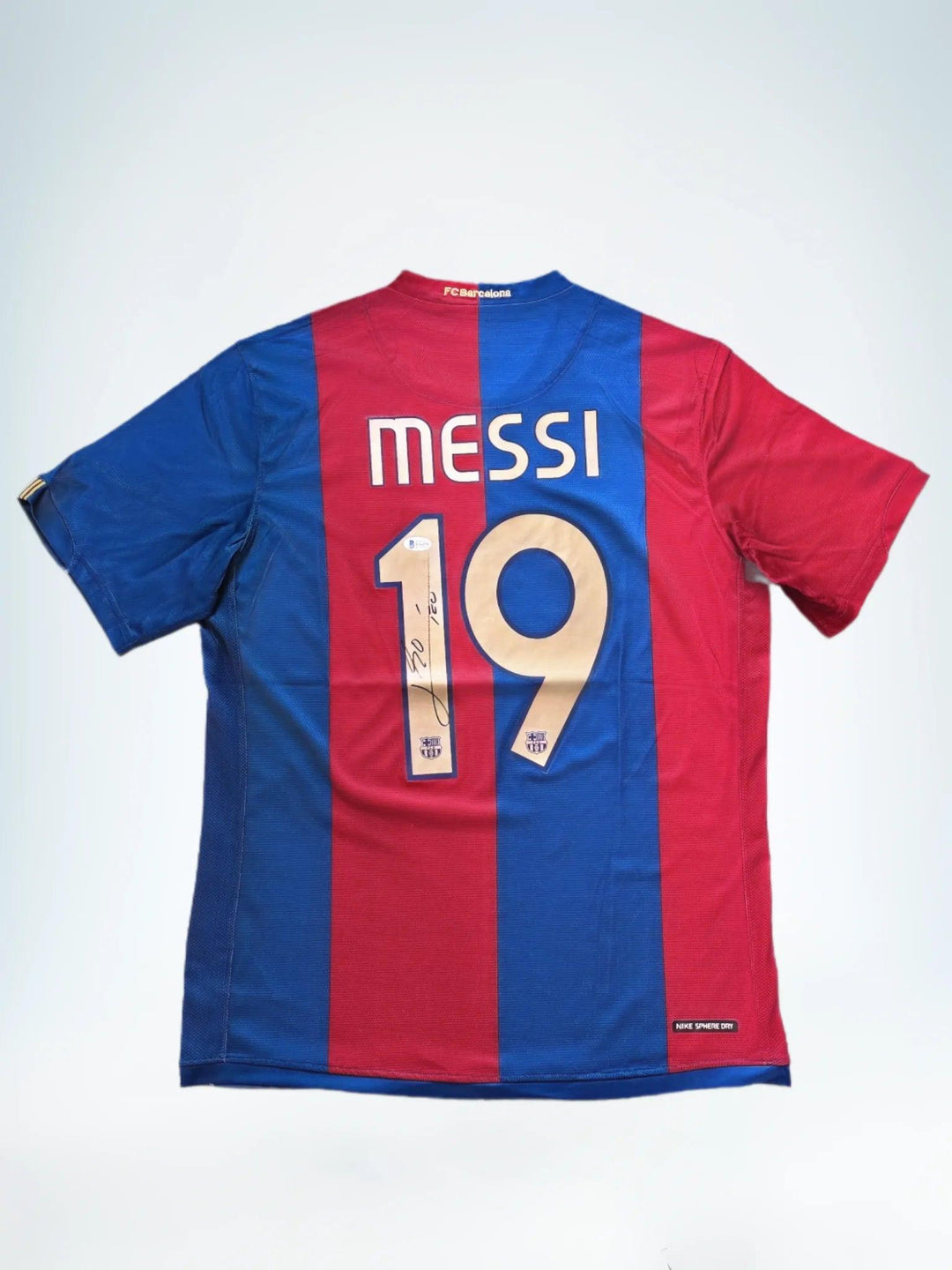 Lionel Messi 19 FC Barcelona 2005-2006 - Gesigneerd voetbalshirt | Gouden tijdperk