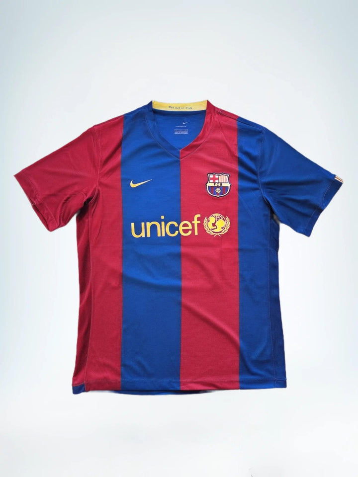 Lionel Messi 19 FC Barcelona 2005-2006 - Signed Soccer Jersey | Golden Numbers