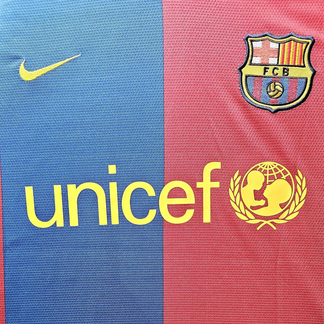 Lionel Messi 19 FC Barcelona 2005-2006 - Signed Soccer Jersey | Golden Numbers