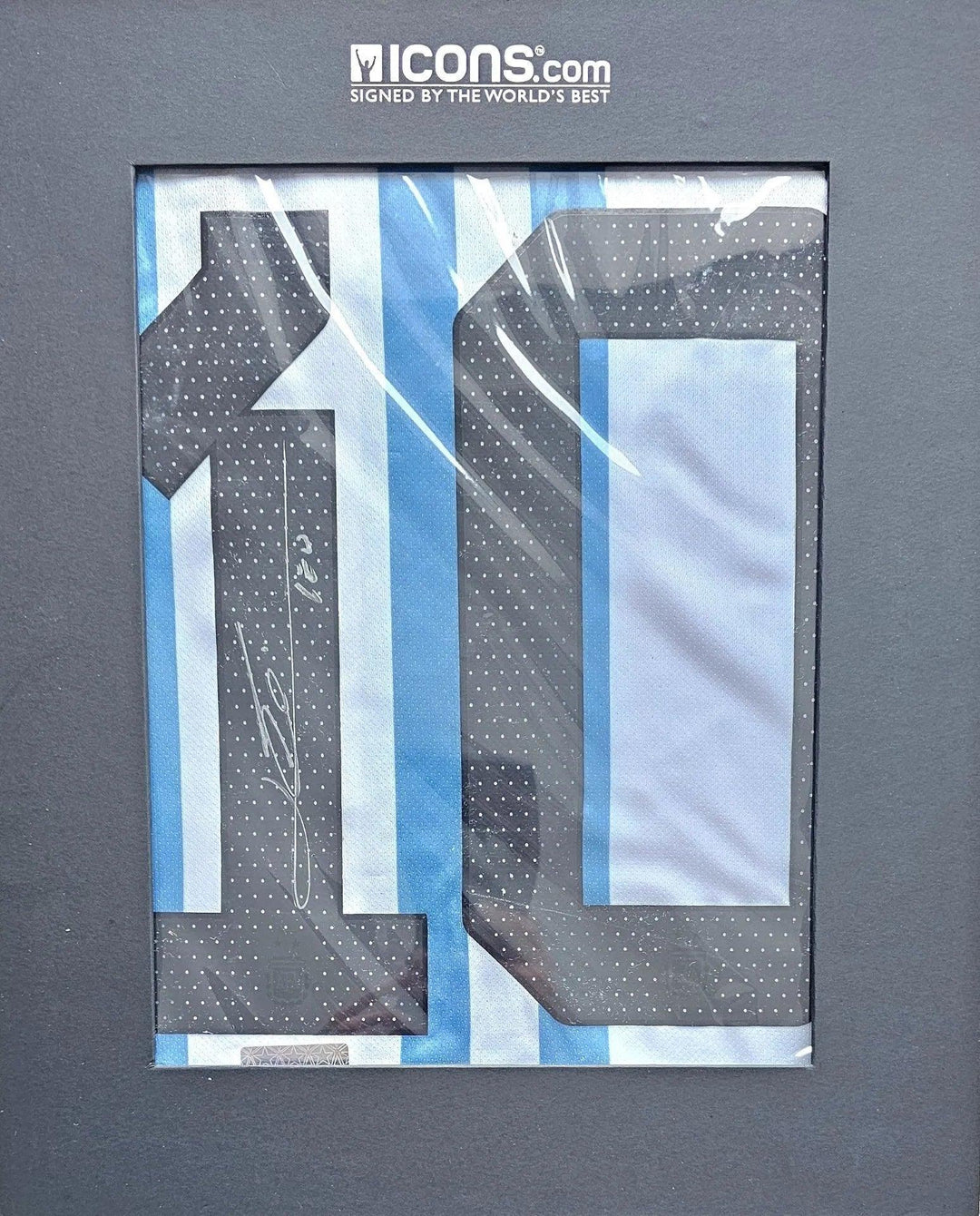 Lionel Messi 10 Argentina 2022 Home - Signed Soccer Shirt | ICONS Certification