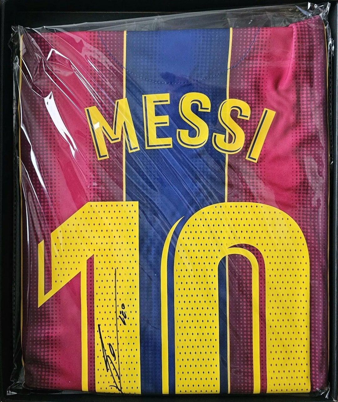 Lionel Messi 10 Barcelona 2020-2021 Home - Signed Soccer Shirt | ICONS Certification