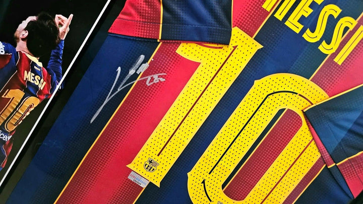 Lionel Messi 10 Barcelona 2020-2021 Home - Signed Soccer Shirt | Final Barça Season