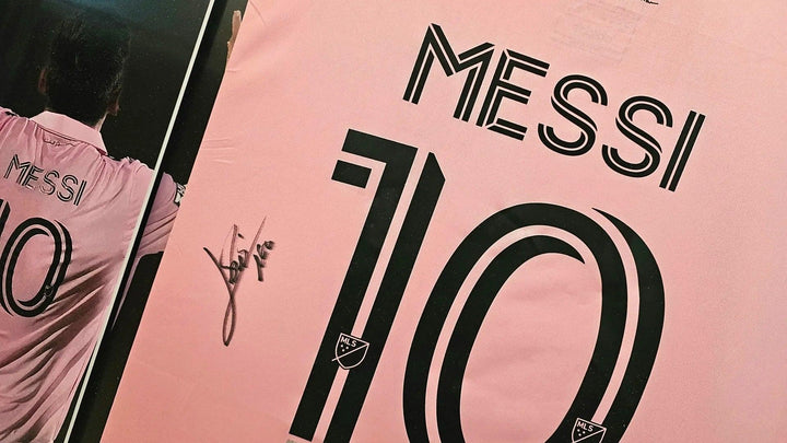 Lionel Messi 10 Inter Miami CF 2023 Home - Signed Soccer Shirt | Inaugural Trophy