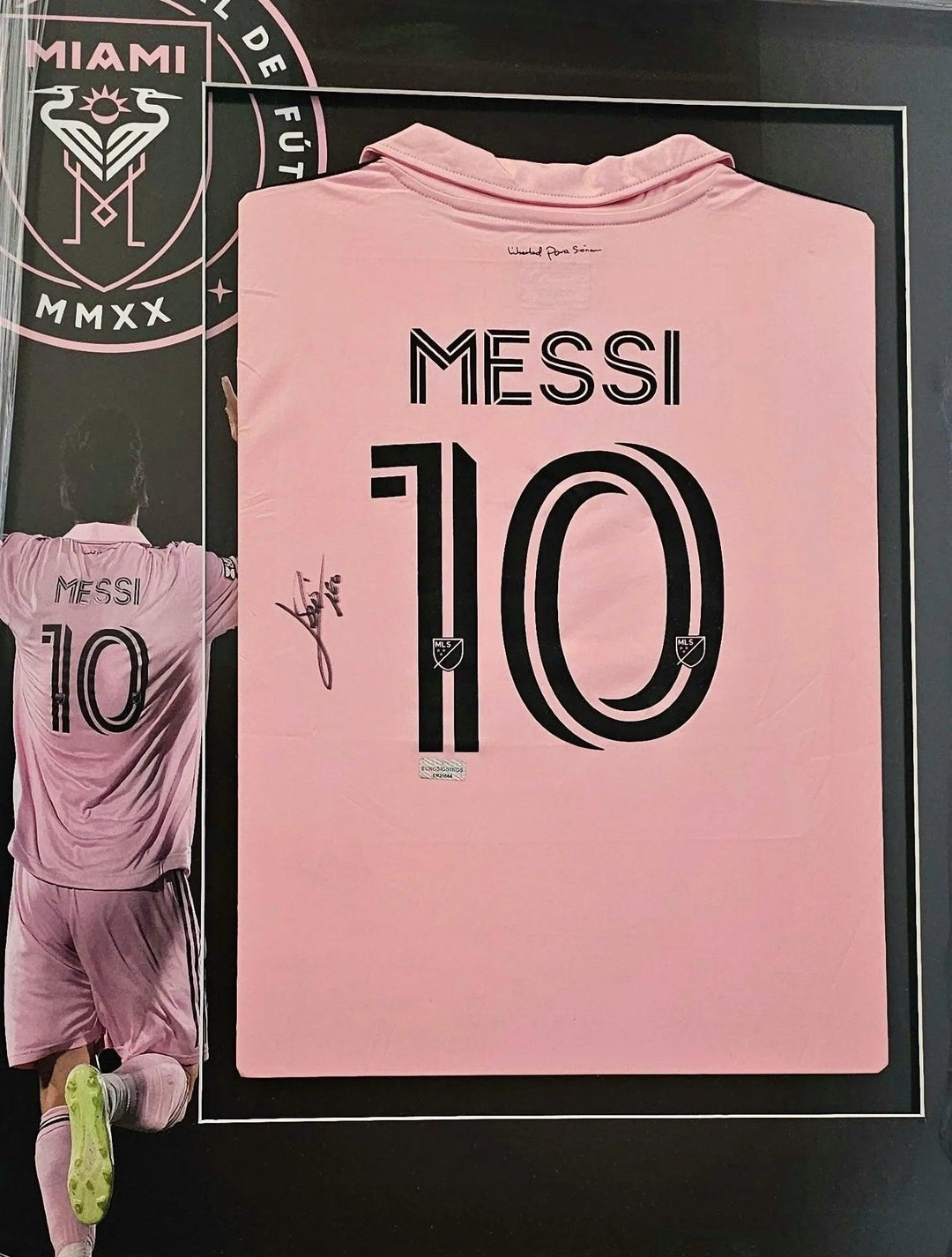 Lionel Messi 10 Inter Miami CF 2023 Home - Signed Soccer Shirt | Inaugural Trophy