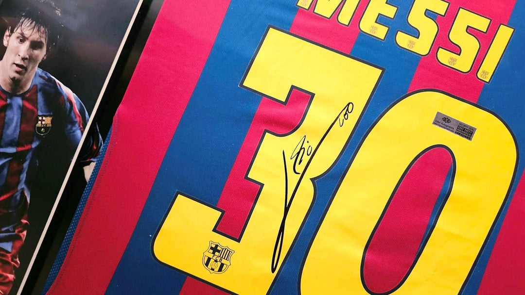 Lionel Messi 30 Barcelona 2005-2006 Home - Signed Soccer Shirt | Birth of a Legend