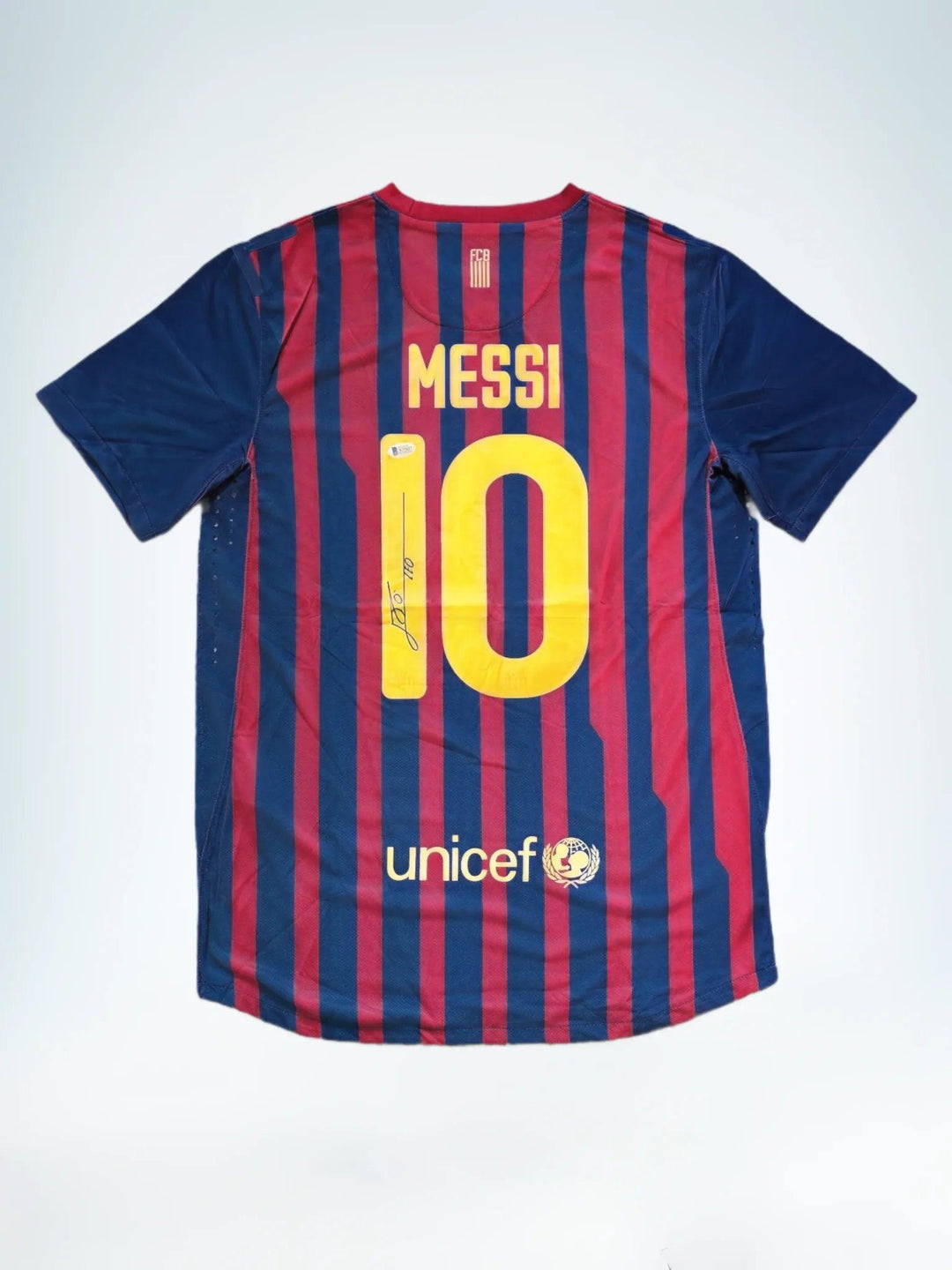 Lionel Messi 10 FC Barcelona 2011-2012 - Gesigneerd voetbalshirt | Historisch record 91 doelpunten