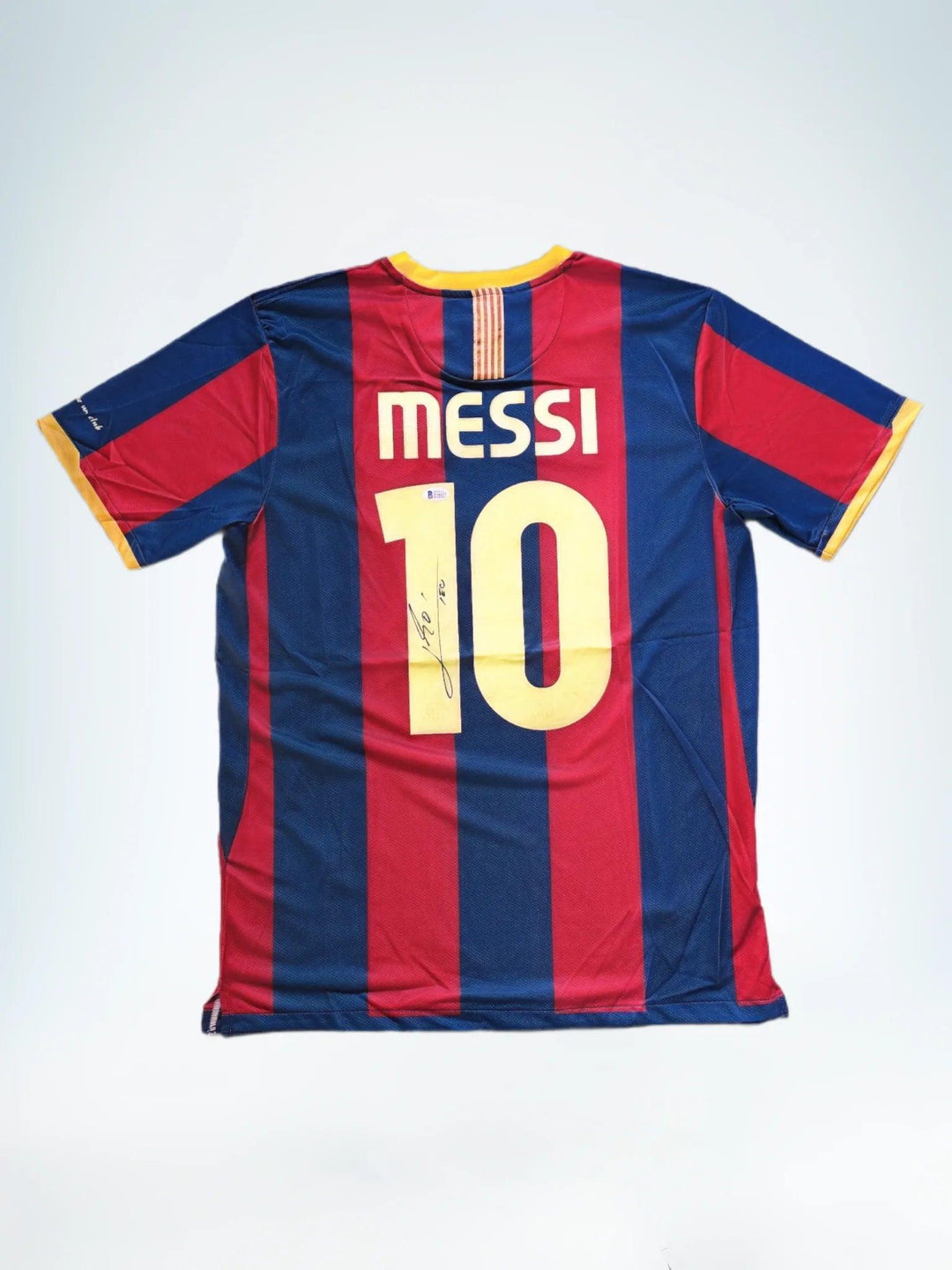 Lionel Messi 10 FC Barcelona 2010-2011 - Gesigneerd shirt | Beckett Witnessed