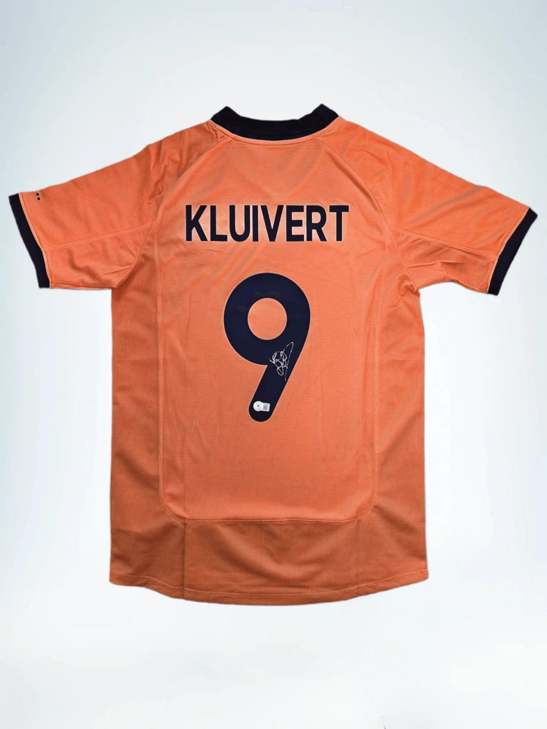 Patrick Kluivert 9 Nederland Euro 2000 - Gesigneerd voetbalshirt | Nederlandse Legende