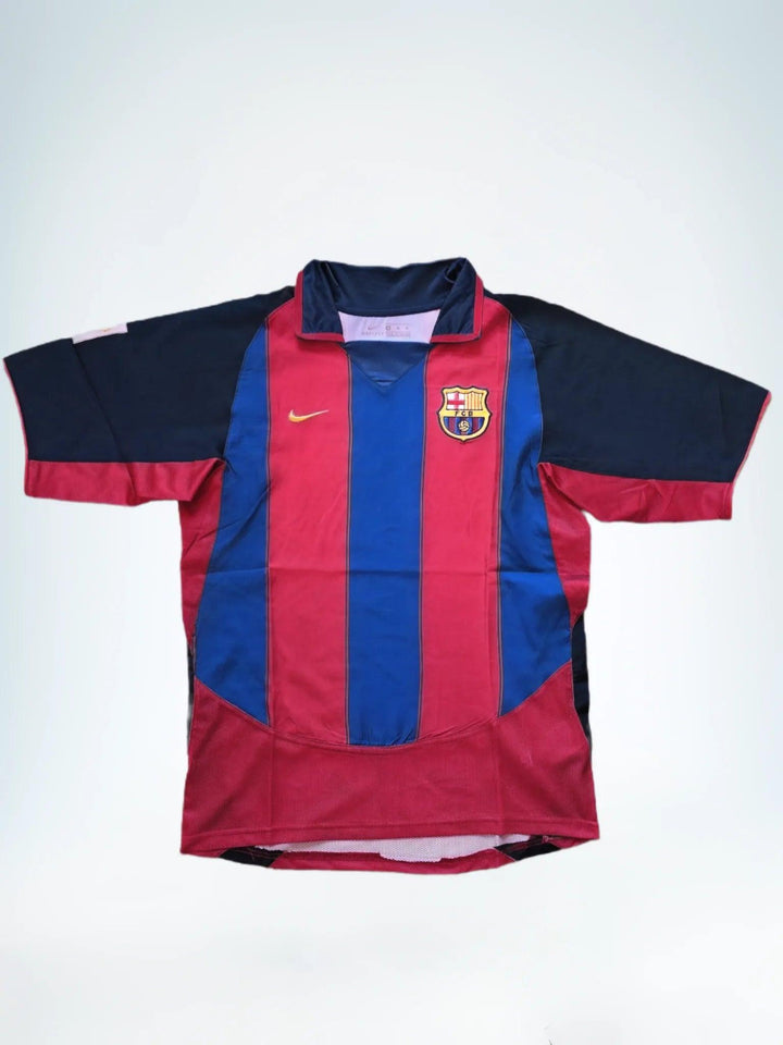 Ronaldinho 10 Barcelona 2003-2004 Home - Signed Soccer Shirt | Samba Magic Unleashed