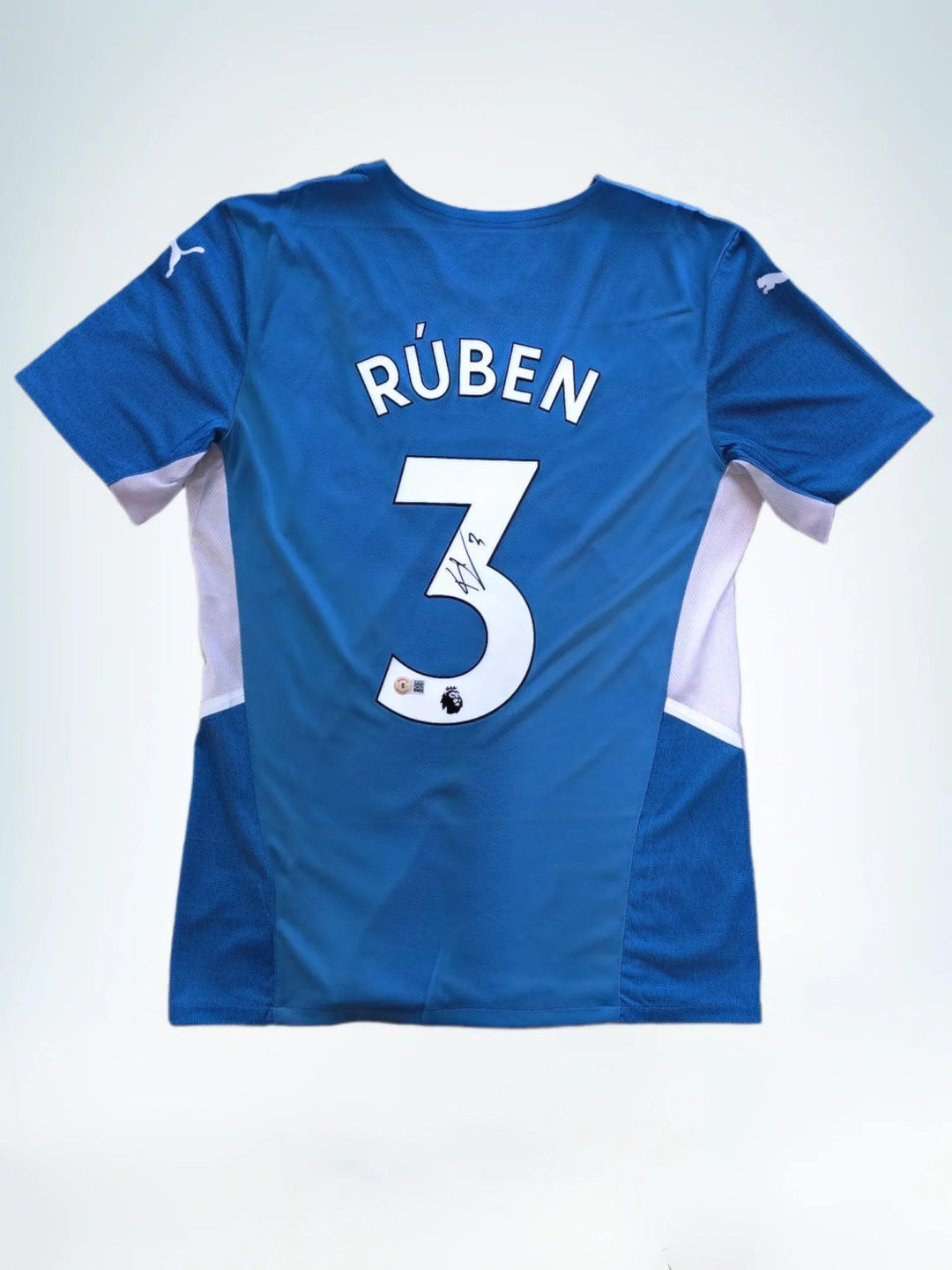 Rúben Dias 3 Manchester City 2021-2022 thuis - gesigneerd voetbalshirt | Uitblinker uit de Premier League