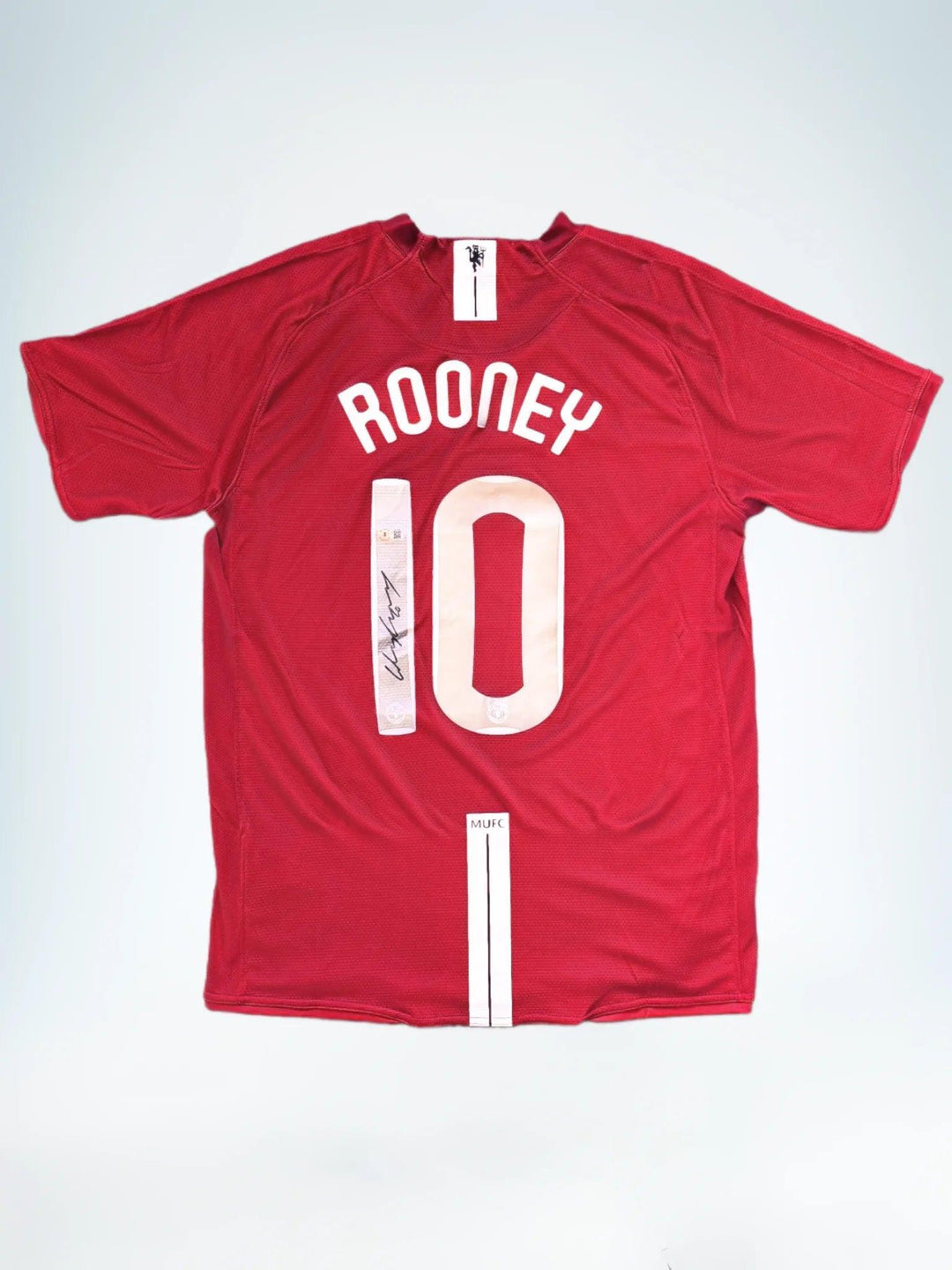 Wayne Rooney 10 Manchester United 2007-2008 - Gesigneerd voetbalshirt | UEFA Champions League-winnaar