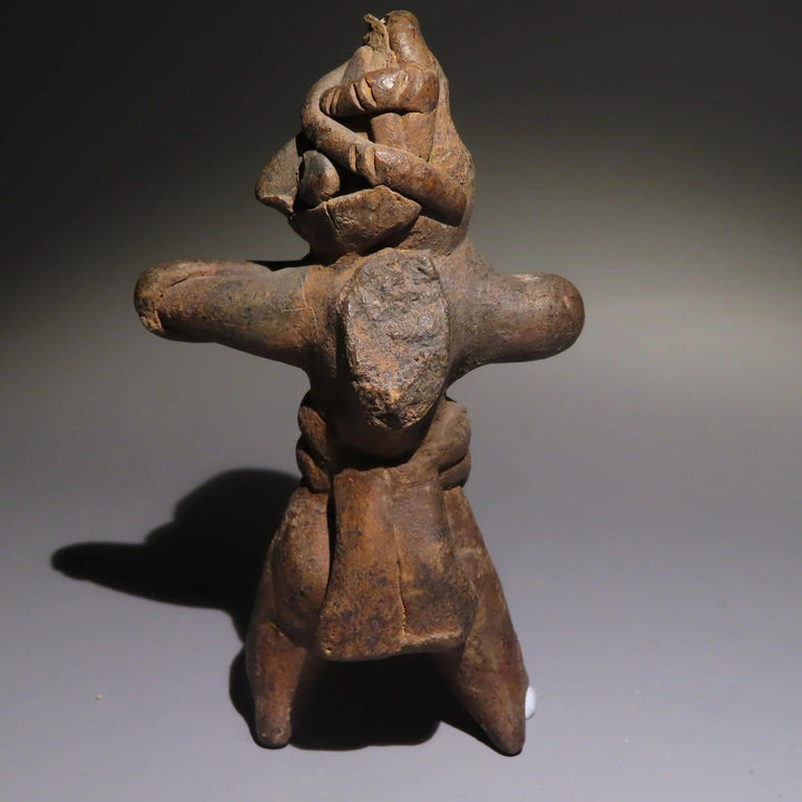 Nayarit Terracotta Slingshot Warrior Figure - 8th to 3rd Century BC | Published & Exhitbited