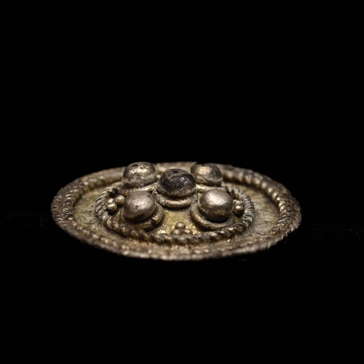 Viking Era Silver Shield Appliqué - 9th to 12th Century CE | Norse Craftmanship