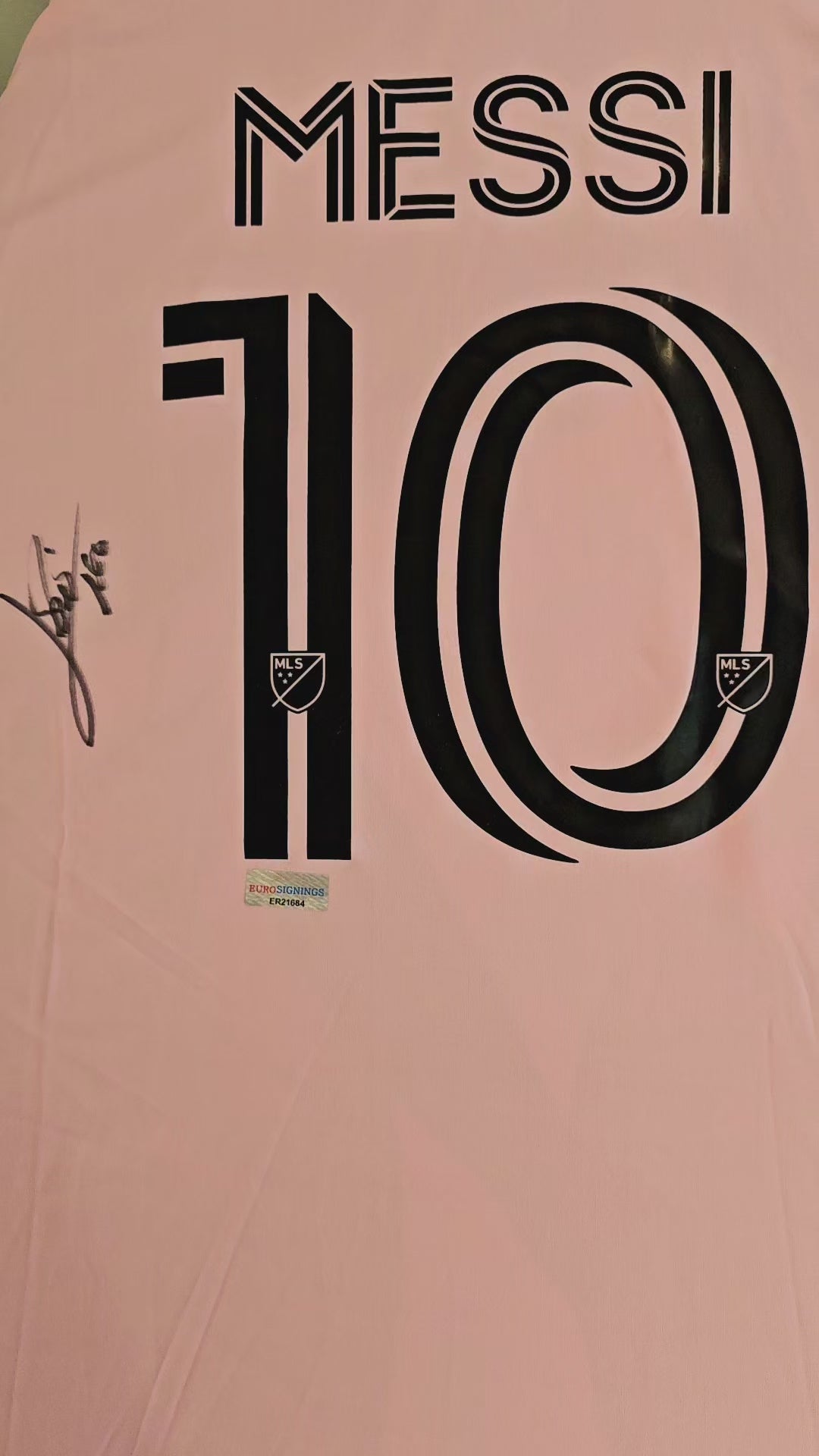 Lionel Messi 10 Inter Miami CF 2023 Thuis - Gesigneerd voetbalshirt | Inaugurele trofee