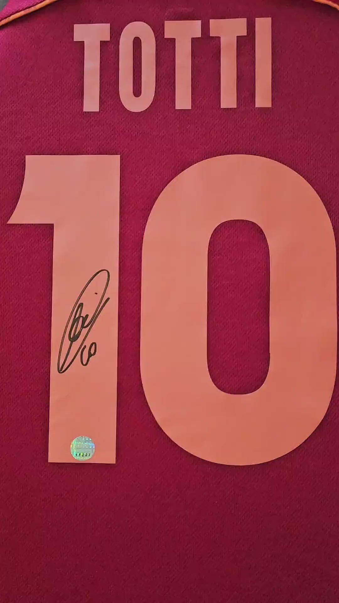 Francesco Totti 10 AS Roma 1998-1999 Thuis - Gesigneerd voetbalshirt | Exclusive Memorabilia Certificaat