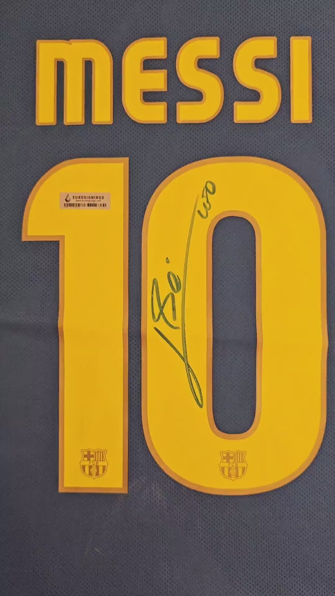 Lionel Messi 10 Barcelona 2008-2009 Thuis - Gesigneerd voetbalshirt | UEFA Champions League Winnaar